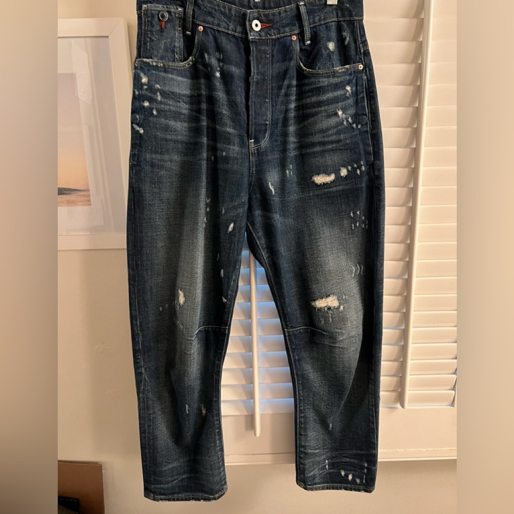 G-Star raw C STAQ boyfriend crop jeans